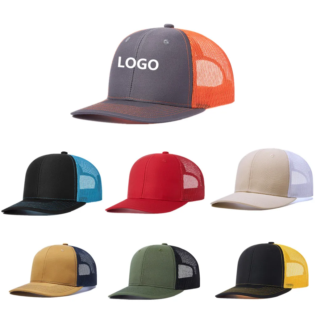 Custom baseball cap LOGO custom mesh cap high quality truck driver hat custom outdoor sunshade mesh cap
