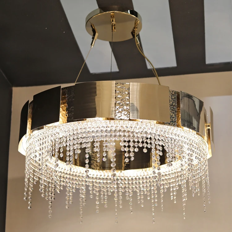 Светильник JC, современная роскошная люстра для помещений под заказ, Золотая люстра, Светильники для дома, зеркальная Подвесная лампа в форме зуба