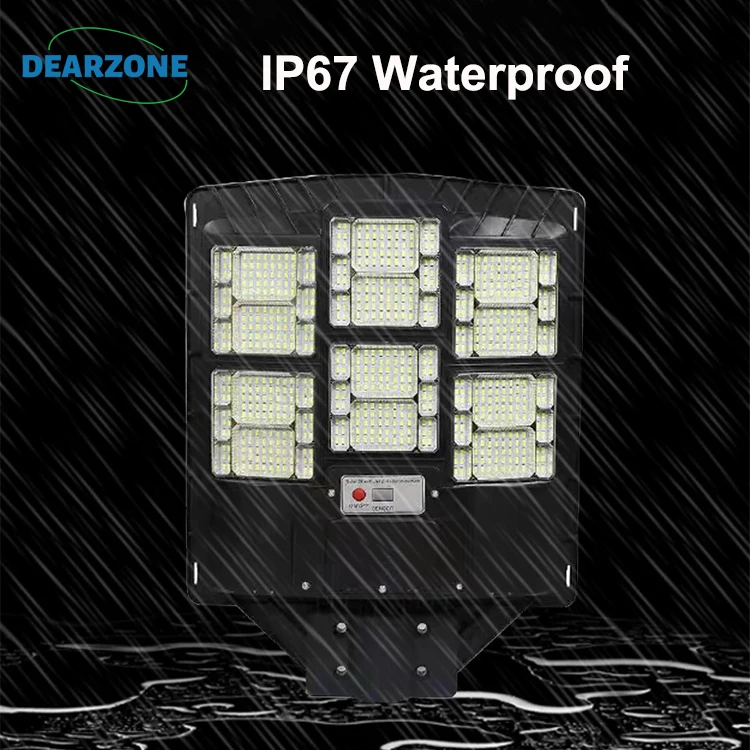 Waterproof LED Street Light 1000w 1500w 2000w 30AH  Powerful 12H Street Solar Light Street Solar Lights Outdoor Patio