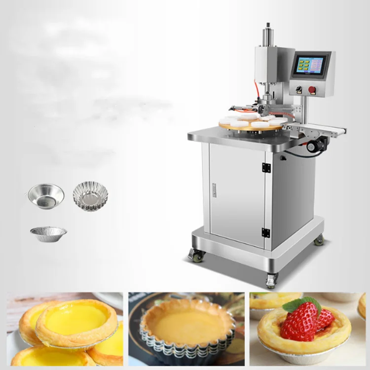 Fruits Tartlet Pie Forming Presses Making Egg Tart Forming Machine