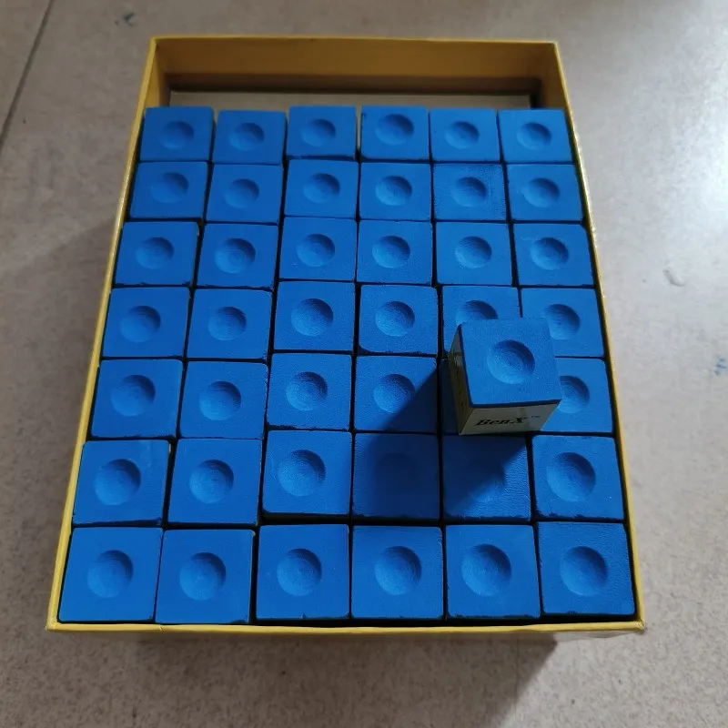 Wholesale High Quality Billiards Snooker Pool Cue Chalk for Cue Tips Billiard Games Pool Custom Billiard Chalk