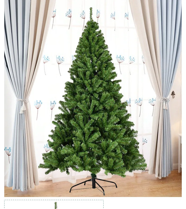 Guangdong giant large 10 12 15 30 ft outdoor pvc artificial christmas tree