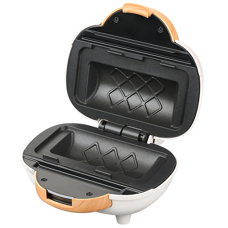 364283 500W household mini electric single hot dog waffle maker