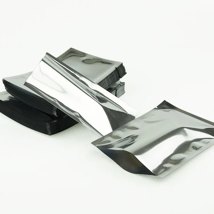 Wholesale Customized Three Side Seal Foil Print PET BOPP AL Mylar Bags with Zipper Top for Food Packaging