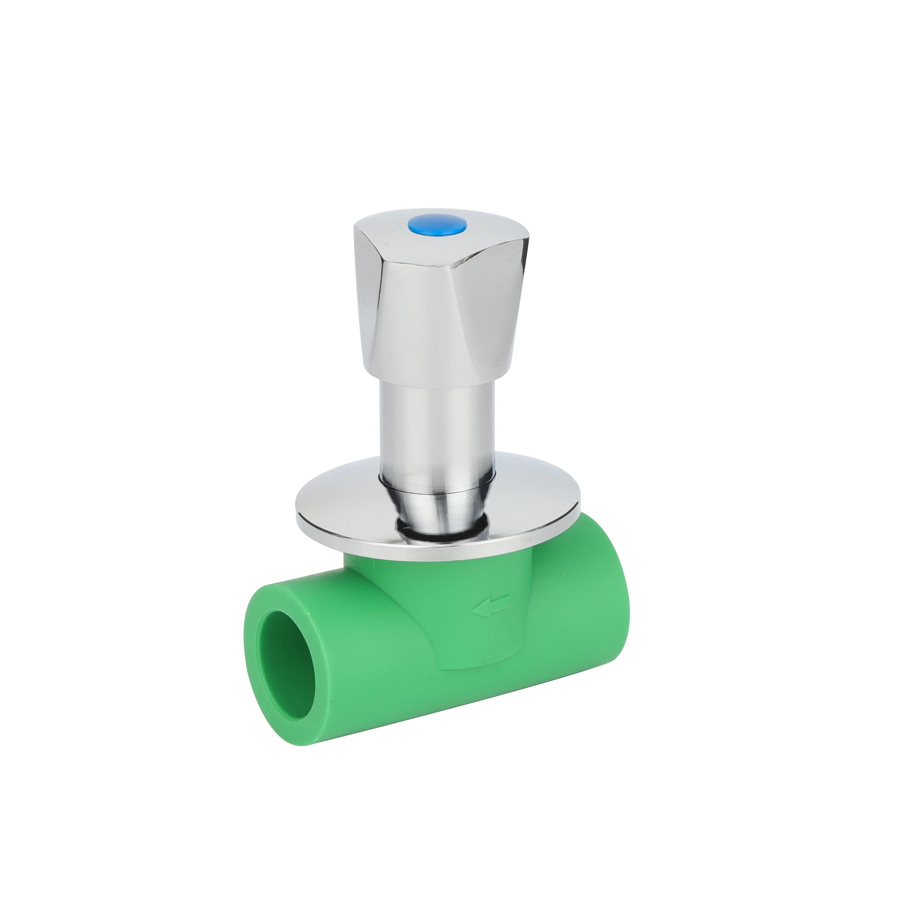 ppr stop valve ppr pipe fittings conceld chrome brass cartridge high pressure plumbing products with OEM service