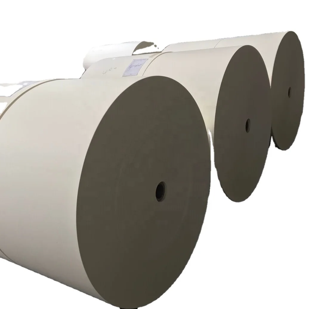 Factory disposable  Bamboo cupstock  paper Roll raw materials for paper cup  pe coated  bamboo paper fiber raw material