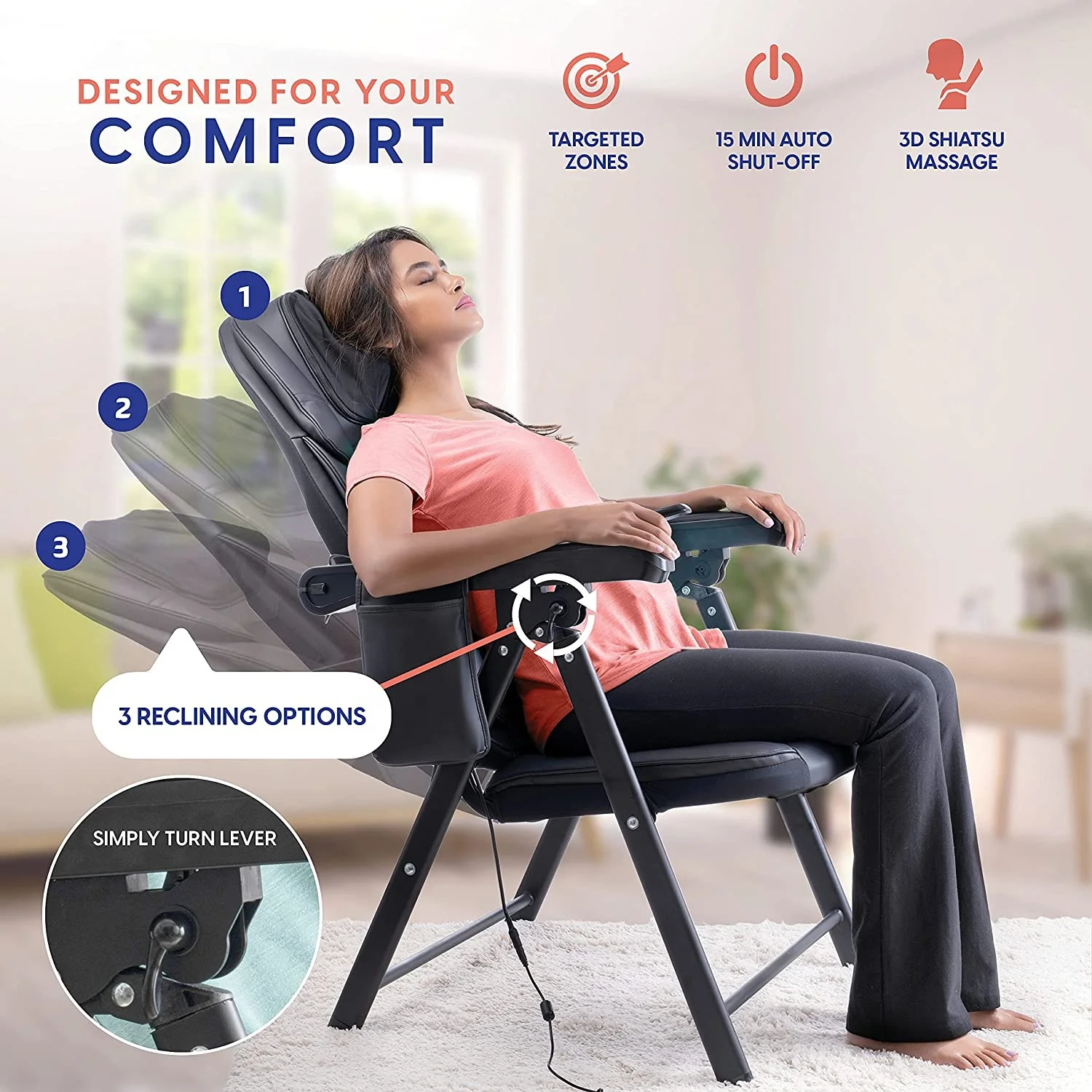 OEM Factory Customization 4d Massage Chair Infrared Rays Body Massager Portable zero Gravity Folding