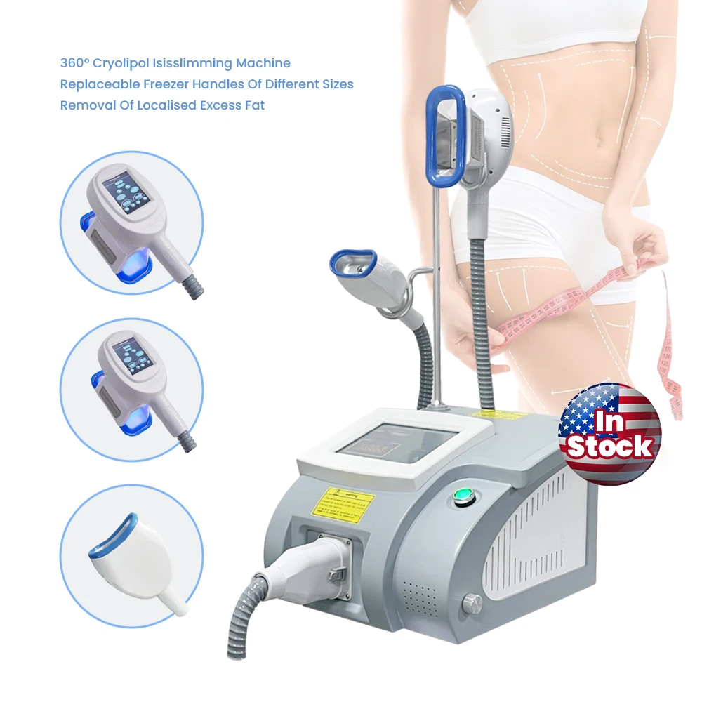 3 Freezer Handle fat Freezing Machine Body Shape Cryolipolysis Slimming Machine for Skin Tightening and Weight Loss