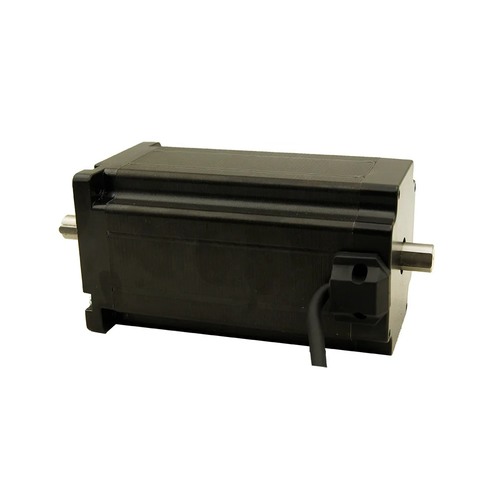 Dual shaft diameter 14mm Frame 86mm High torque 12NM Length 156mm 120KGCM Nema 34 Stepper Motor