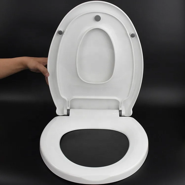 Round 2 in 1 Toilet Seat and Lid Built In Potty Seat