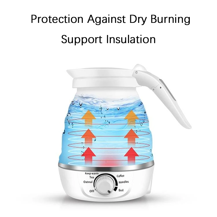 Mini Folding Electric Kettle Electric Tea Water Boiler Portable Travel Foldable Electric Kettle