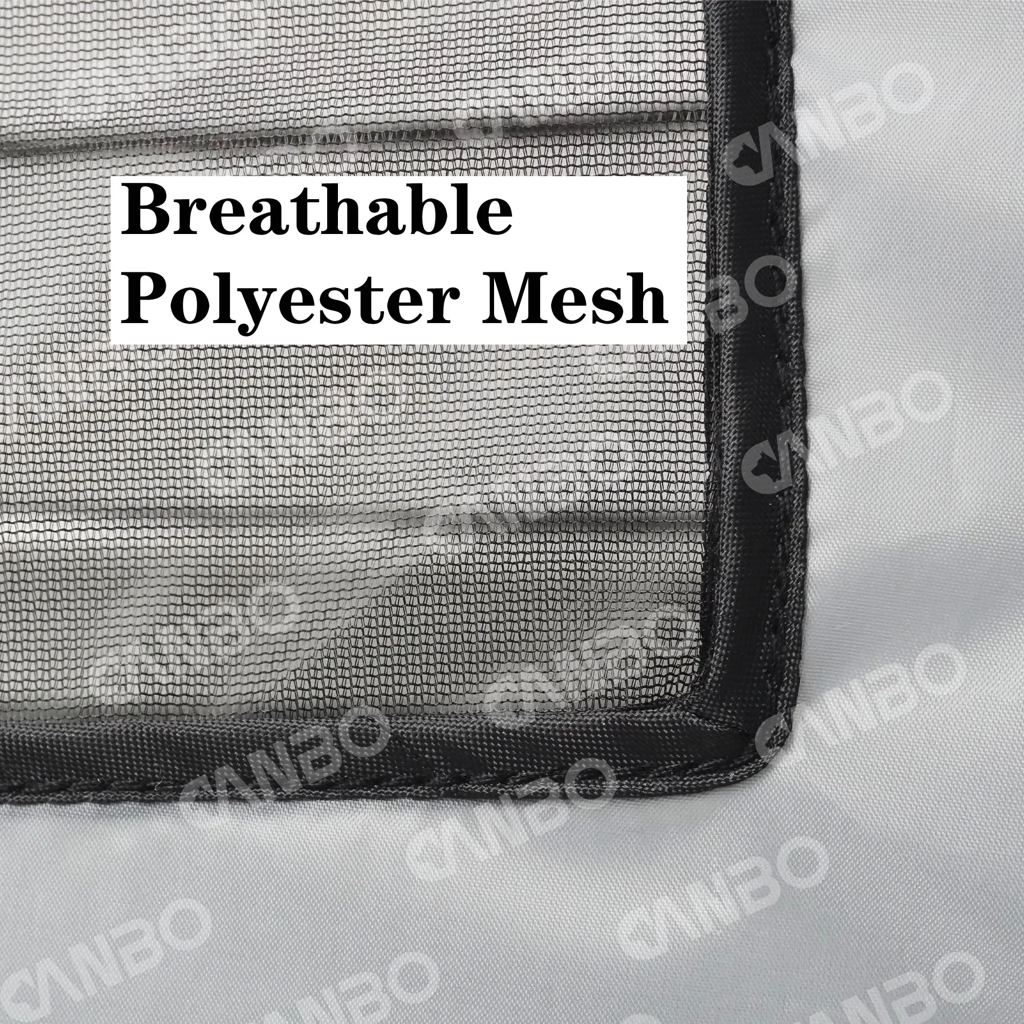 Manufacture travel durable elevated pet dog bed oxford raised pet cot portable breathable pet bed with canopy