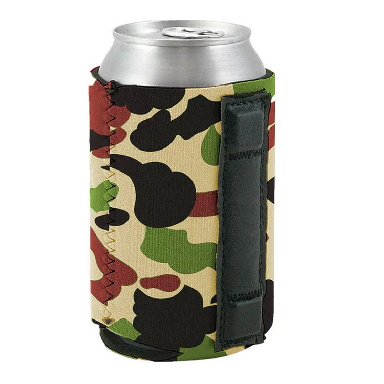
Wholesale magnet neoprene beer can cooler stubby holder with custom logo printed 