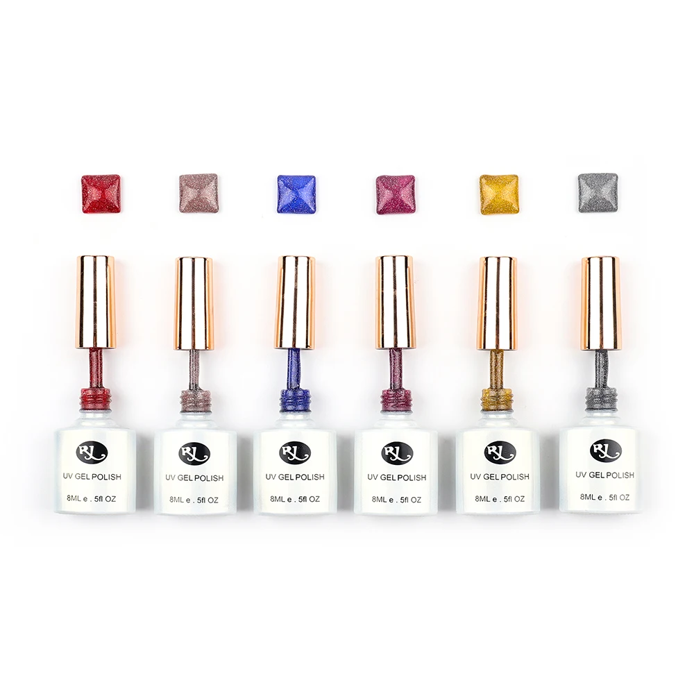 
2021 New Arrival Diamond gel polish Glitter UV Gel Nail Art Polish 12 Colors Shiny Beauty Nails Kits 