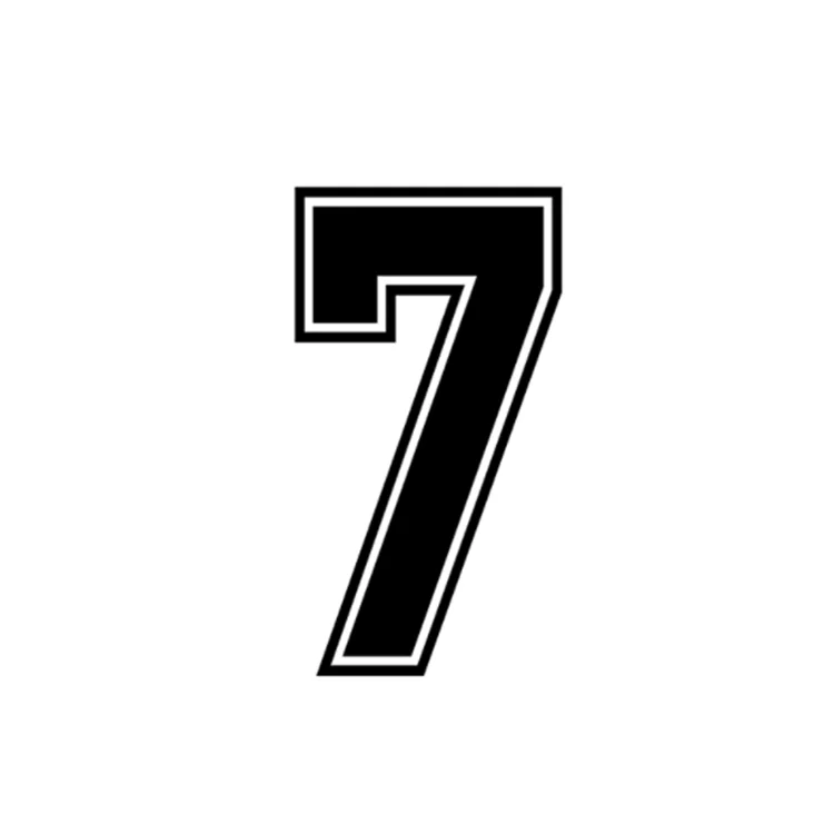 
2021 Fashion high quality black reflective 3d Custom Printing Number t shirts Heat Transfer Vinyl designs with low moq 