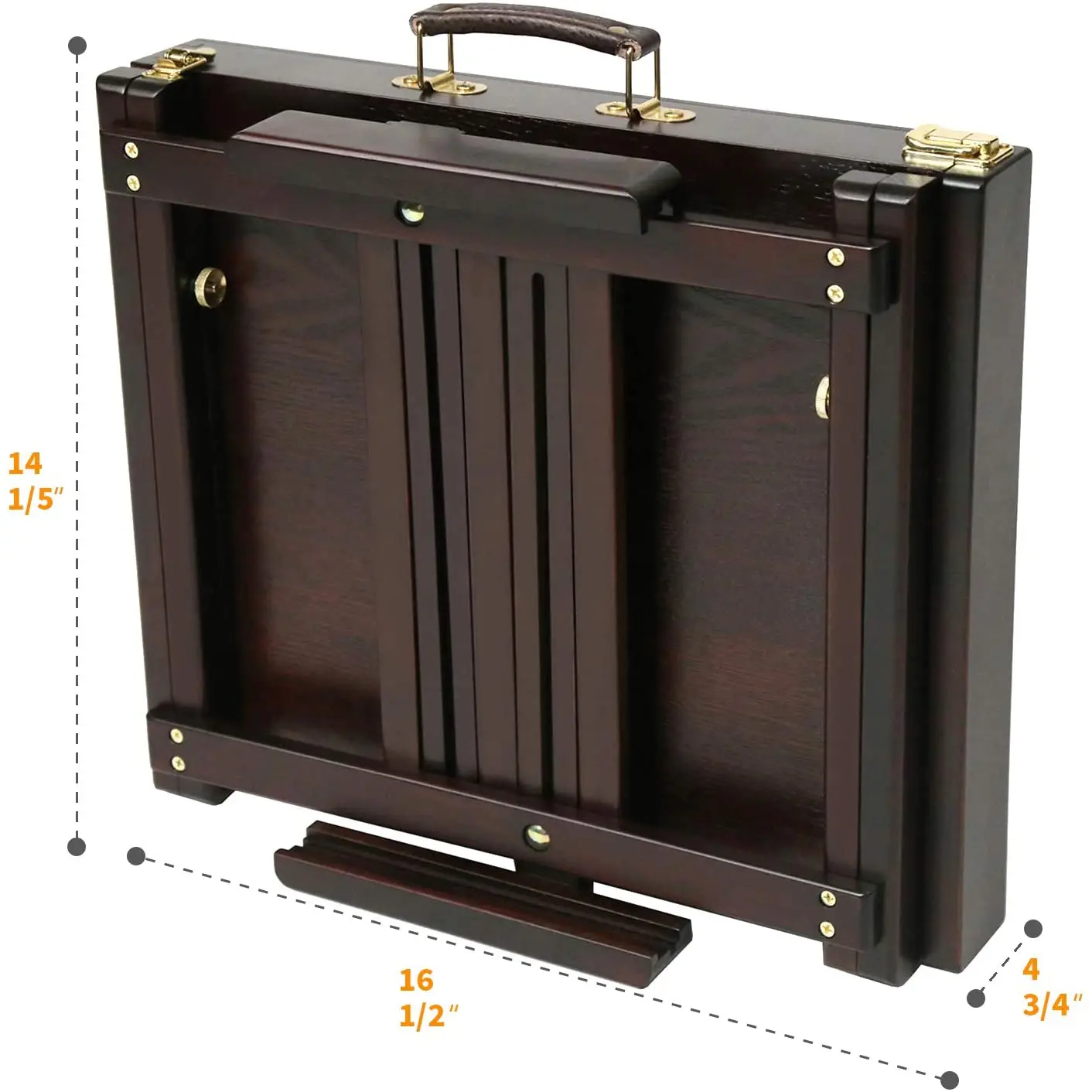 MEEDEN Premium Beechwood Adjustable Sketchbox Easel Portable Wooden Artist Desktop Drawer Case Organizer for Wood Table Storage