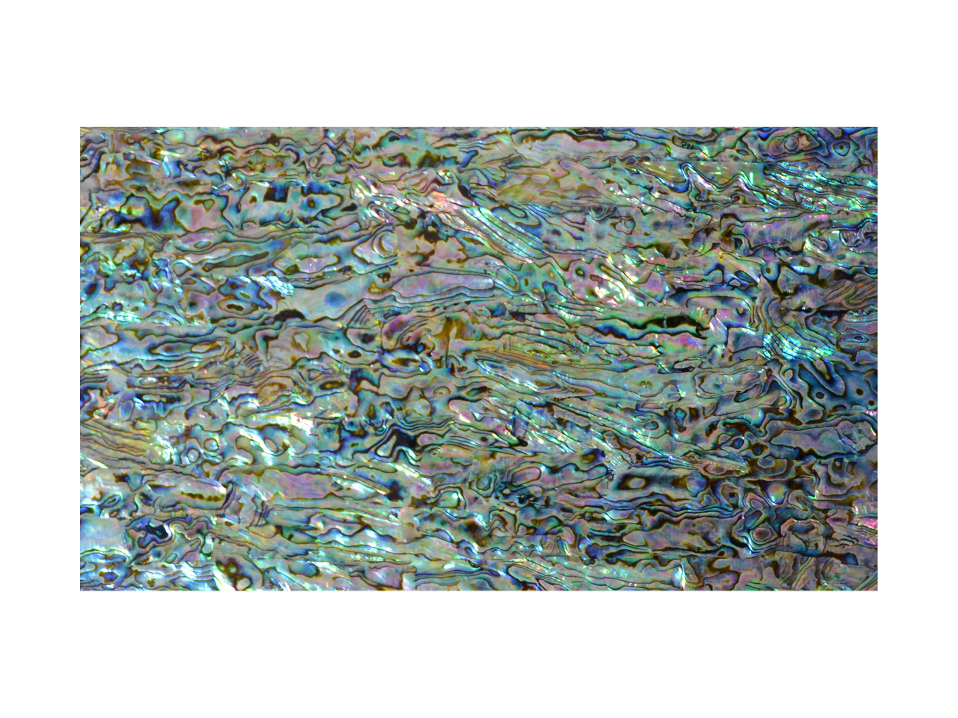 Customizable Mother of pearl shell veneer paua abalone paper laminate shell sheet DB-003