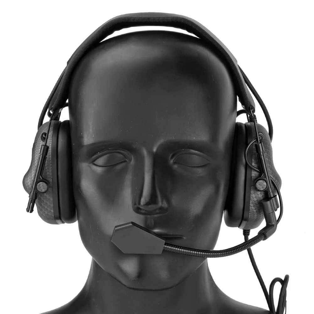 High quality Hearing Waterproof Protection Headphones Electronic Sound Pick Up Shooting outdoor sport Intercom Tactical Headset