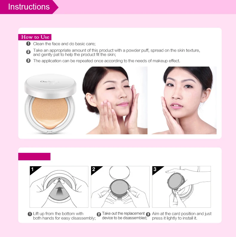 Private label makeup air cushion bb cream murad spf whitening cc cream korea cosmetics bb & cc creams