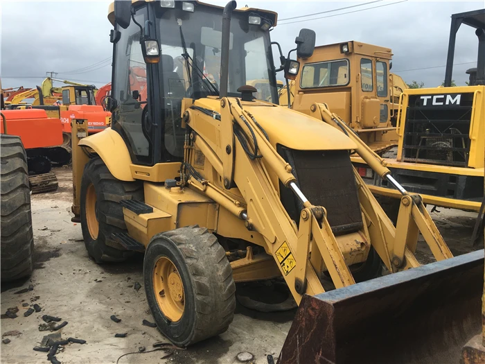Подержанный JCB 3cx строительный станок 3CX 4CX CAT 416E 420F 430F трактор экскаватор-погрузчик для