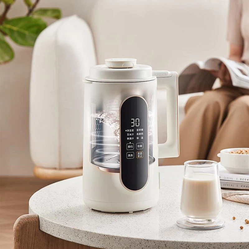 Household 800w Soy Bean Nut Milk Maker Machine Blender Filter-free Function Kitchen Soup Maker With Heating Soy Milk Machine