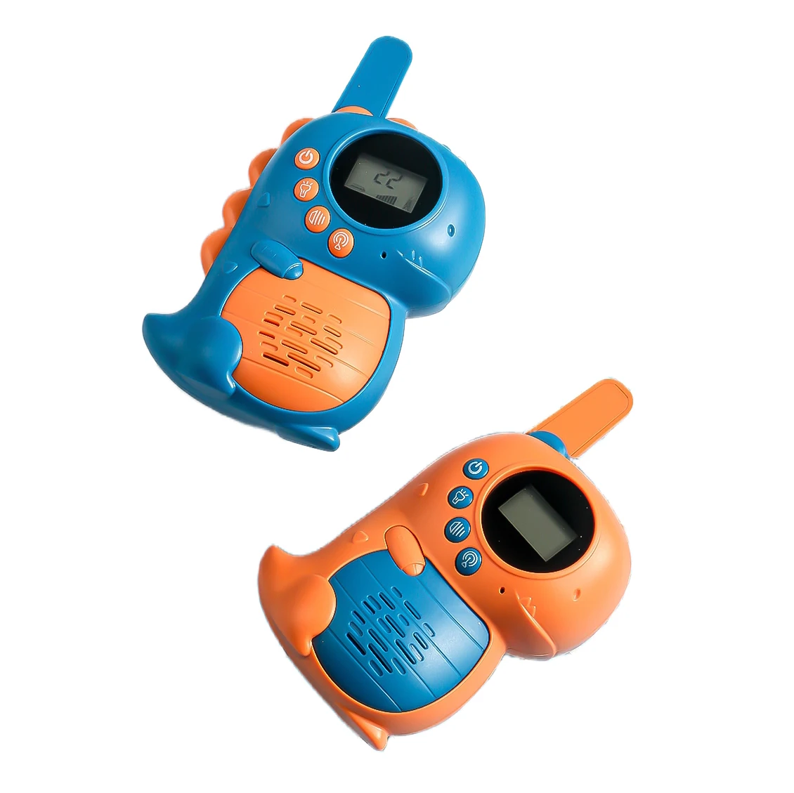 KS Kids Outdoor Play Cartoon Dinosaur Walkie-talkie Toy 3KM Distance Portable Handheld Mini Walkie-talkie