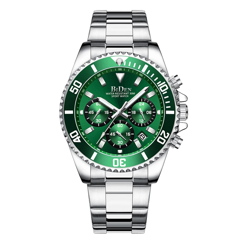 Multifunction Men Watch Quartz Wristwatch Military Stainless Mens Wristwatches Clock Gifts for Male Relogio wrist watch