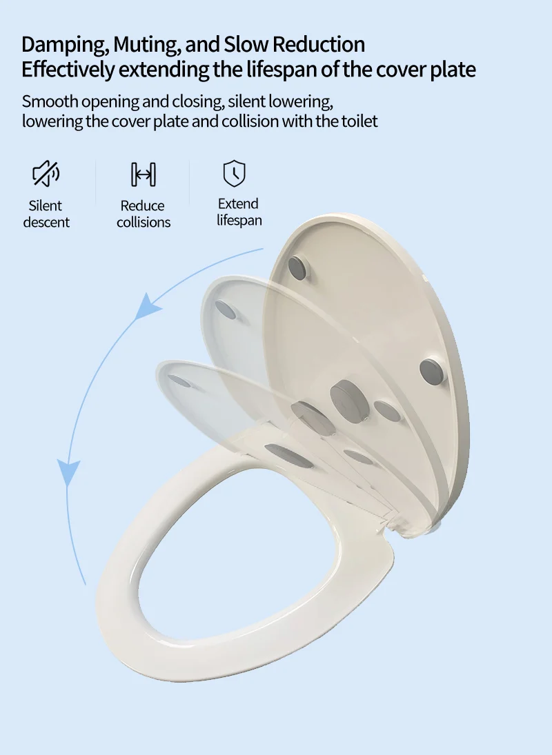 Multi level temperature control Graphene heated toilet seat washable toilet seat warmerl heating toilet lid