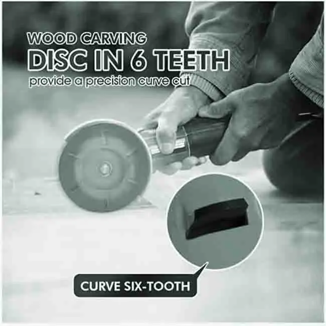 5 Pieces Wood Carving Disc Grinding Wheel Shaping Disc  4 1/2 Wood Carving Disc