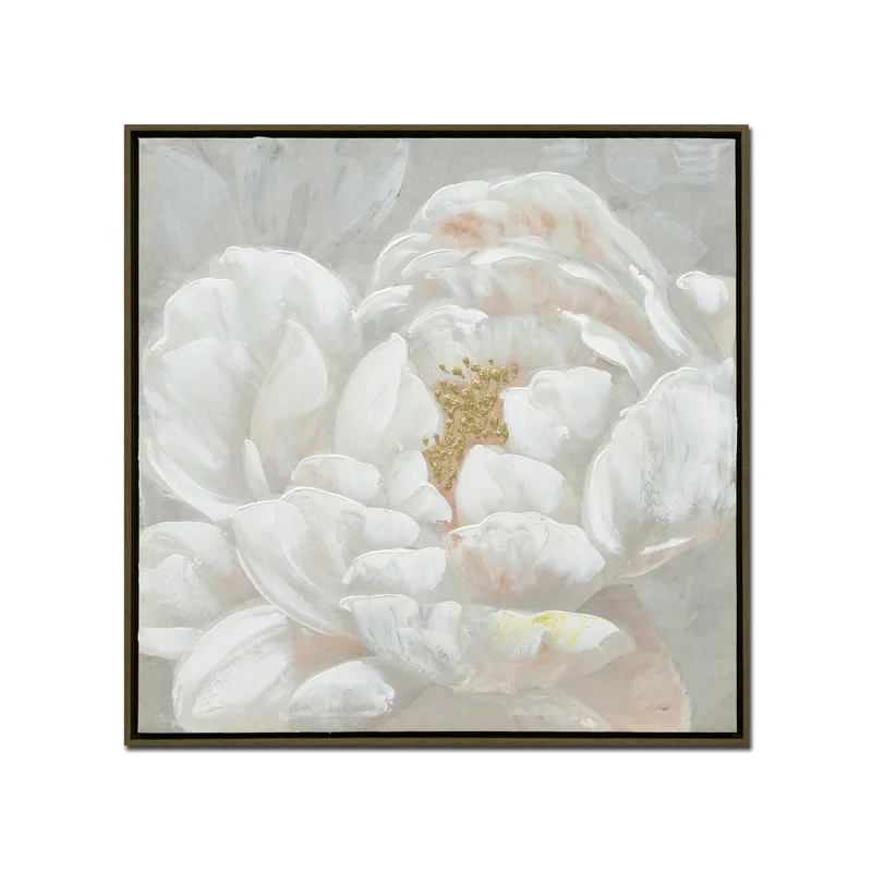 Flowers interior wall art handpainted oil painting canvas photo artwork