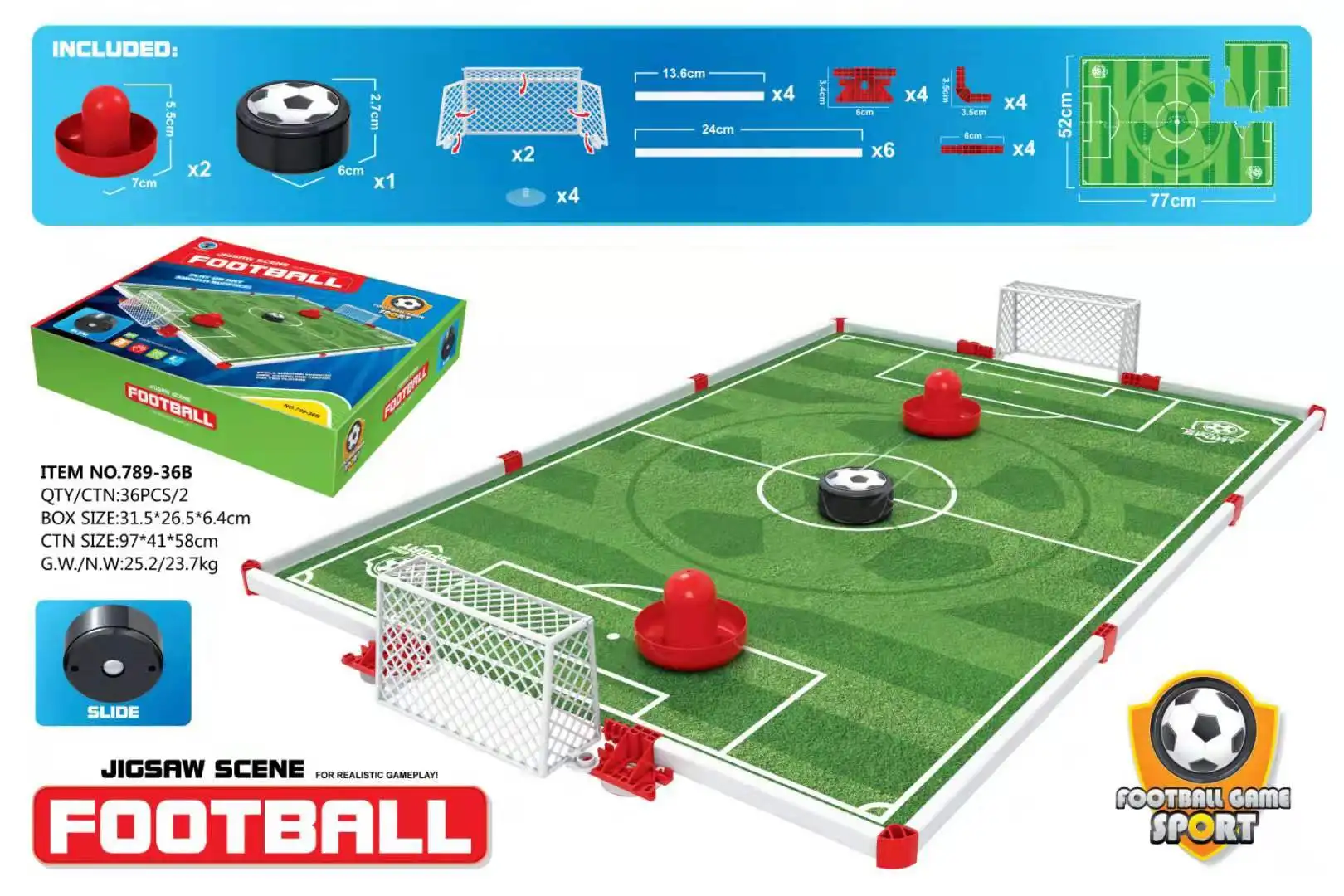 2 in1Puzzle scene competitive hockey combination sport game toys educational toys for kids