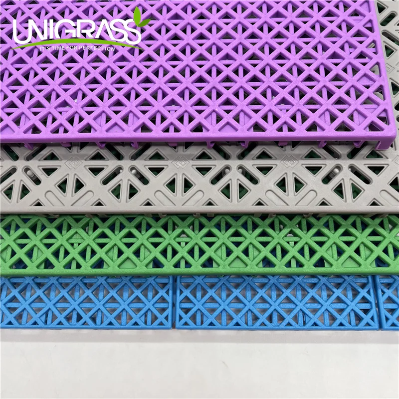 UNI high quality hockey pickle ball court interlocking tiles plastic interlocking court floor