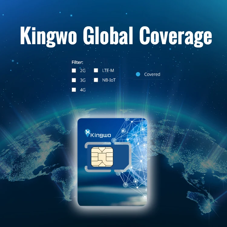 International IoT Data Works Unlimited IoT Sim Card Roaming Card For GPS Tracker