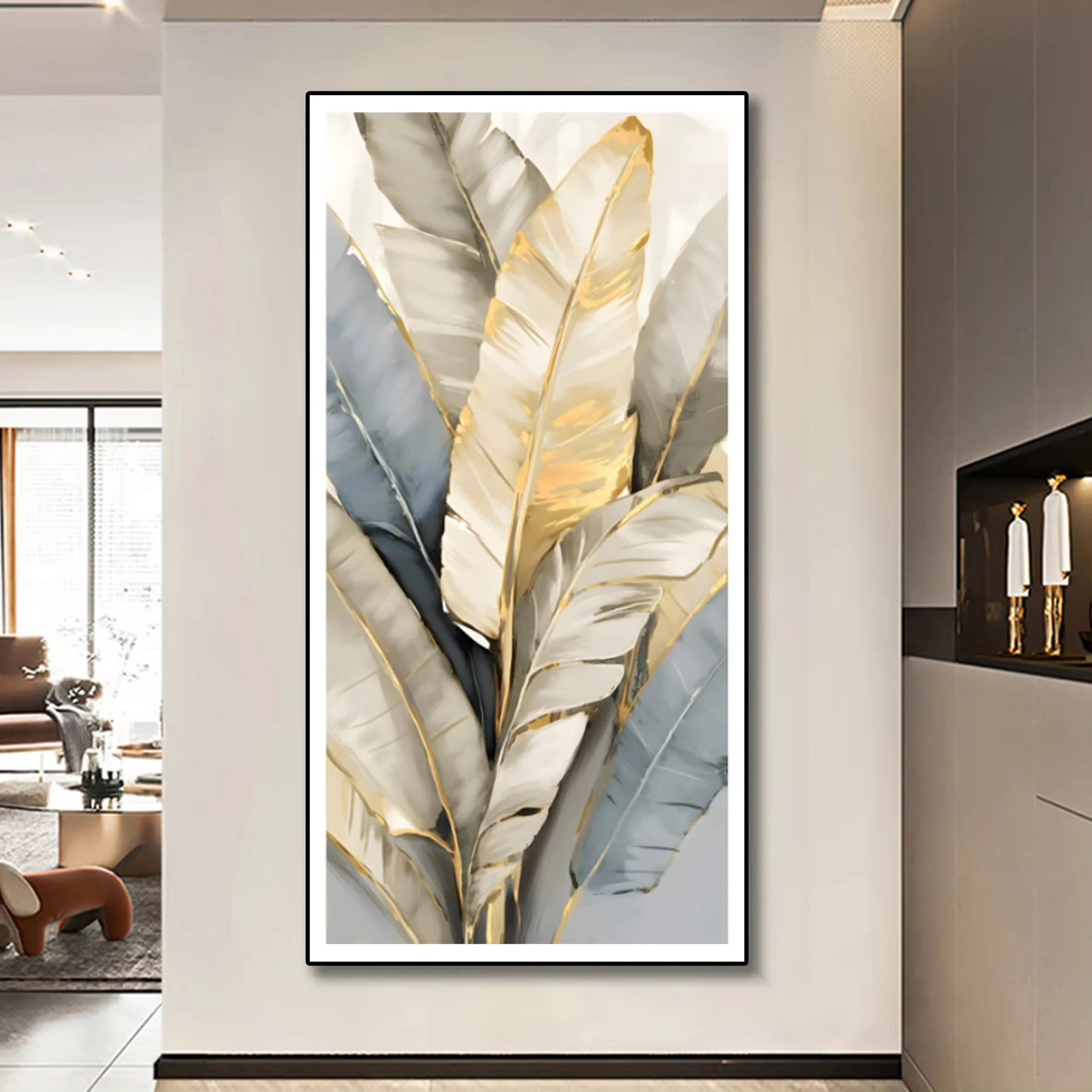 Guanjun Living Room Decor Flowers Paintings Still Life Artwork Design Hand Oil Canvas Painting Wall Arts