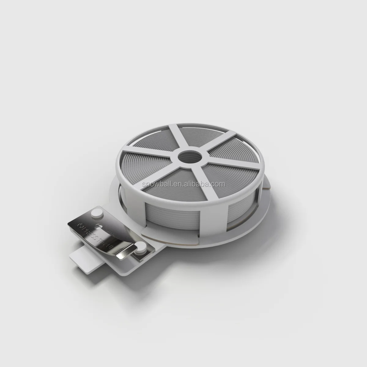 30m plastic pe/pvc twist tie roll spool with cutter garden tool twist tie