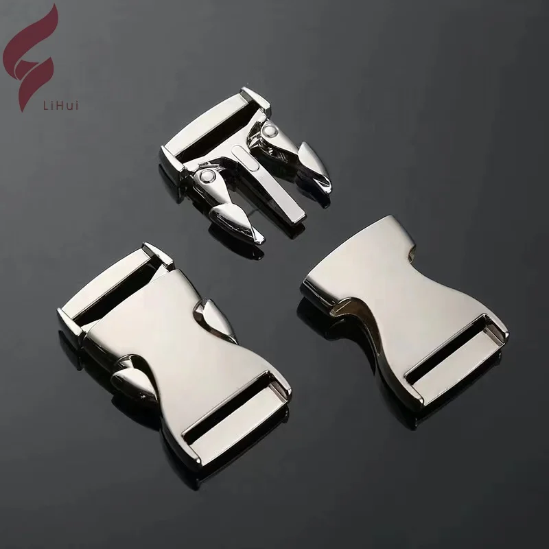 Lihui Factory Cheap Price Wholesale Stainless Steel Buckle Leather Snap Strap Buckle For Trampoline