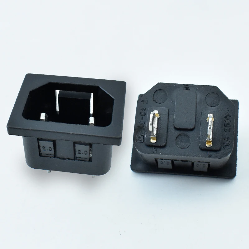 AC Power Socket 2 Pin 10A 250V IEC C14 320