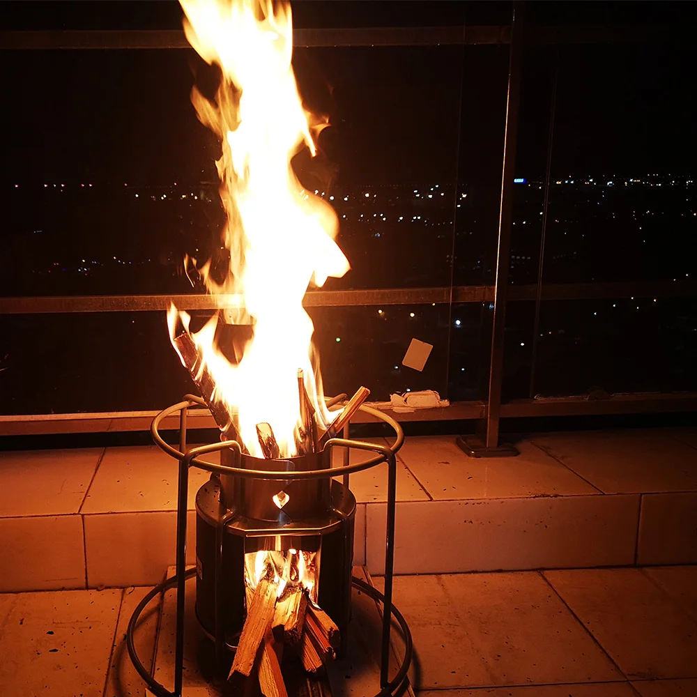 2021  new product  stainless steel    Wood Pellet  stove  charcoal stove   for  Africa and  Indian