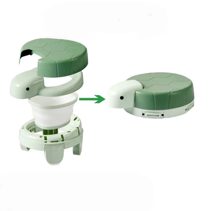 Портативное сиденье для обучения горшку для малышей, детский дорожный горшок в форме черепахи, стул для горшка