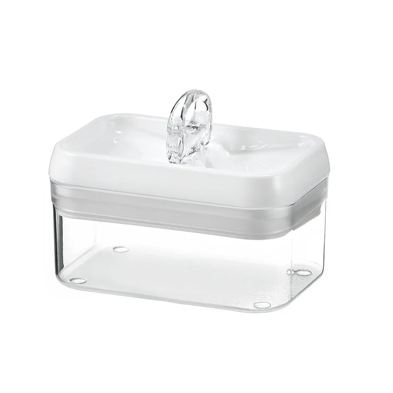 Easy Open  BPA Free Reusable Cereal Snack Transparent Plastic dry food jars box set seal Airtight Container