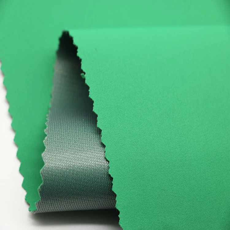 Water resistant breathable 3 layers twill polyester pongee bonded tricot for rain jacket