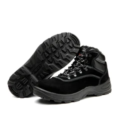 Winter labor shoes steel toe anti - smashing puncture - proof electrical insulation waterproof high help safety boots
