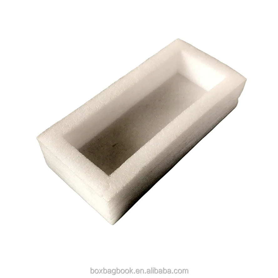 China customized white EVA foam sponge black white EPE foam insert for gift box packaging wine box inlay jewelry box tray