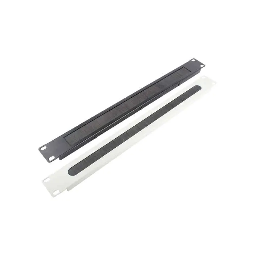 19 Inch 1u brush panel for network cabinets