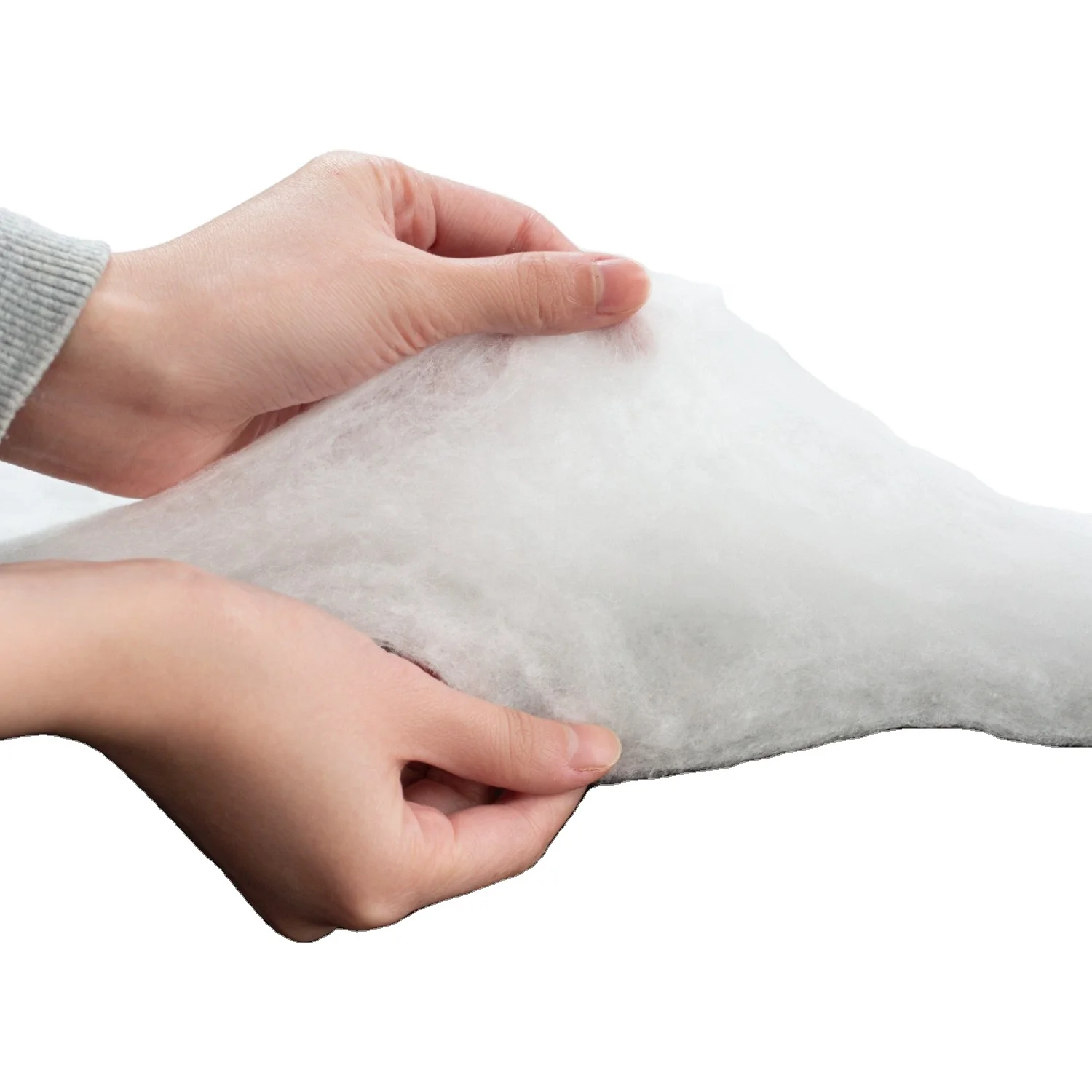 High Loft Washable Thermal Bonded Polyester Wadding/fiber Padding For Garment Interlining