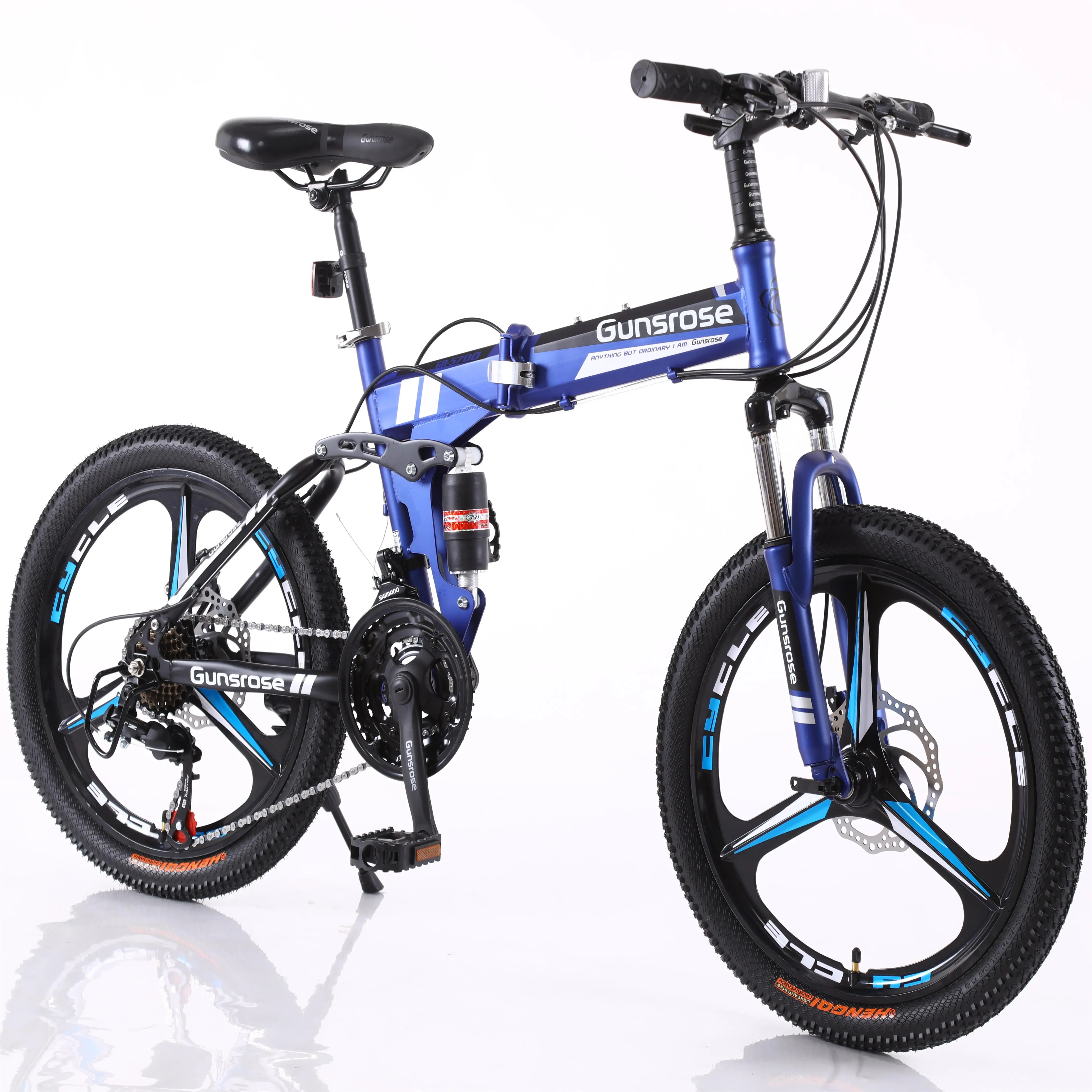 Hot Selling 20inch mountainbike MTB Students Folding Mountain Bicycle With Disc Brake and Full Shockingproof Frame Fold Bike