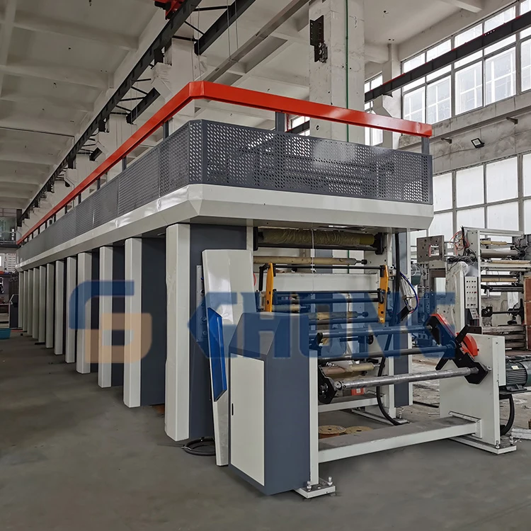 Multi-color gravure printing machine High precision gravure printing machine, plastic film for label printing