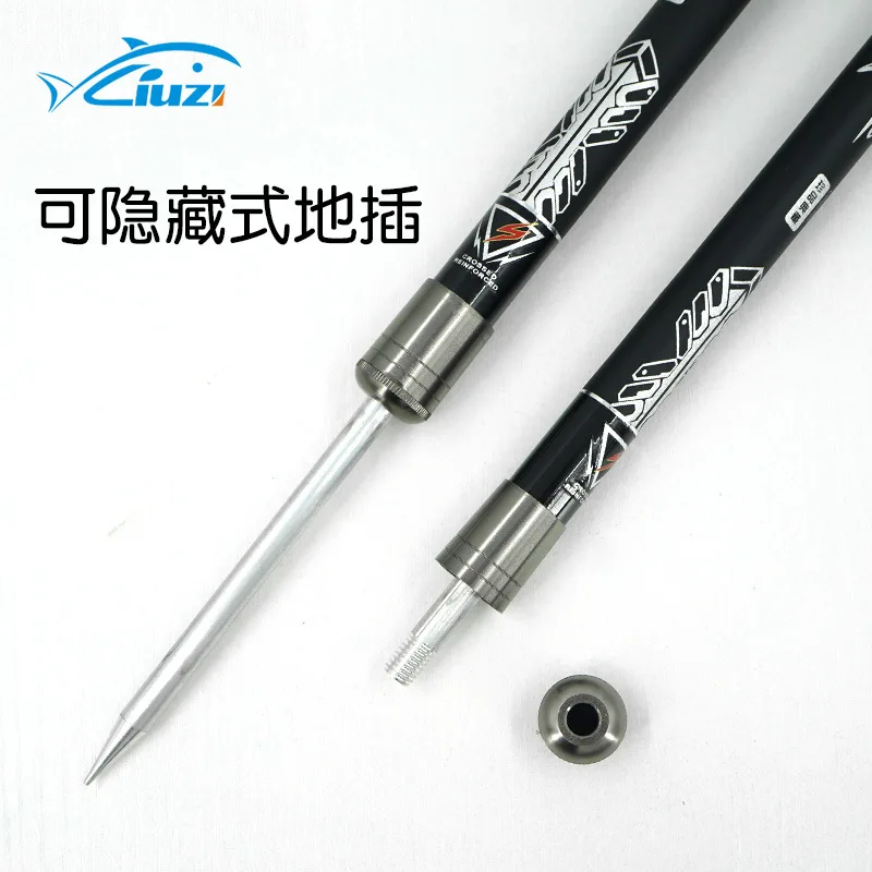 Super hard carbon fiber stream hand rod with field cutting wholesale from the factory