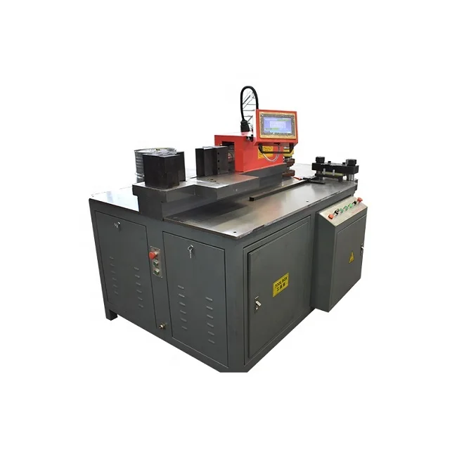 cnc hydraulic busbar machine cutting bending punching copper busbar bending machine