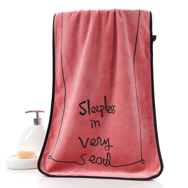 
Wholesale face bath towels Microfiber printed towel quick drying hair towel 